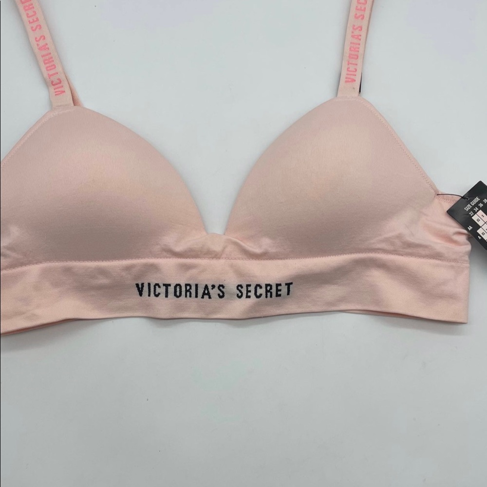 COPY - NWT VICTORIA’S SECRET PERFECT COMFORT WIRELESS PINK BRA SIZE: MEDIUM
